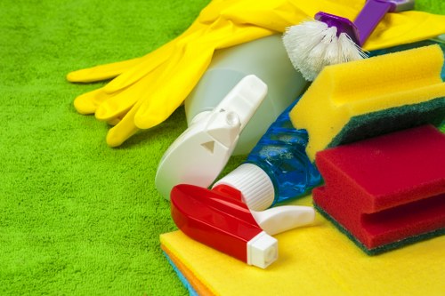 Removing stains during mattress cleaning service